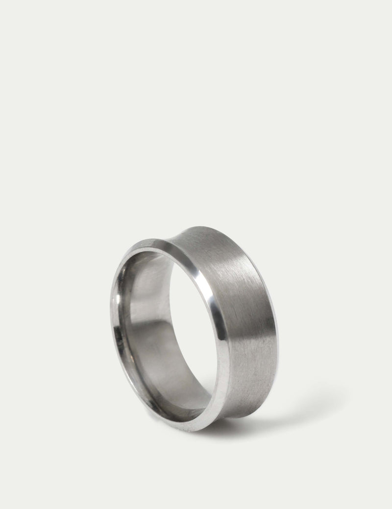 Stainless band ring auto style, imported from the UK