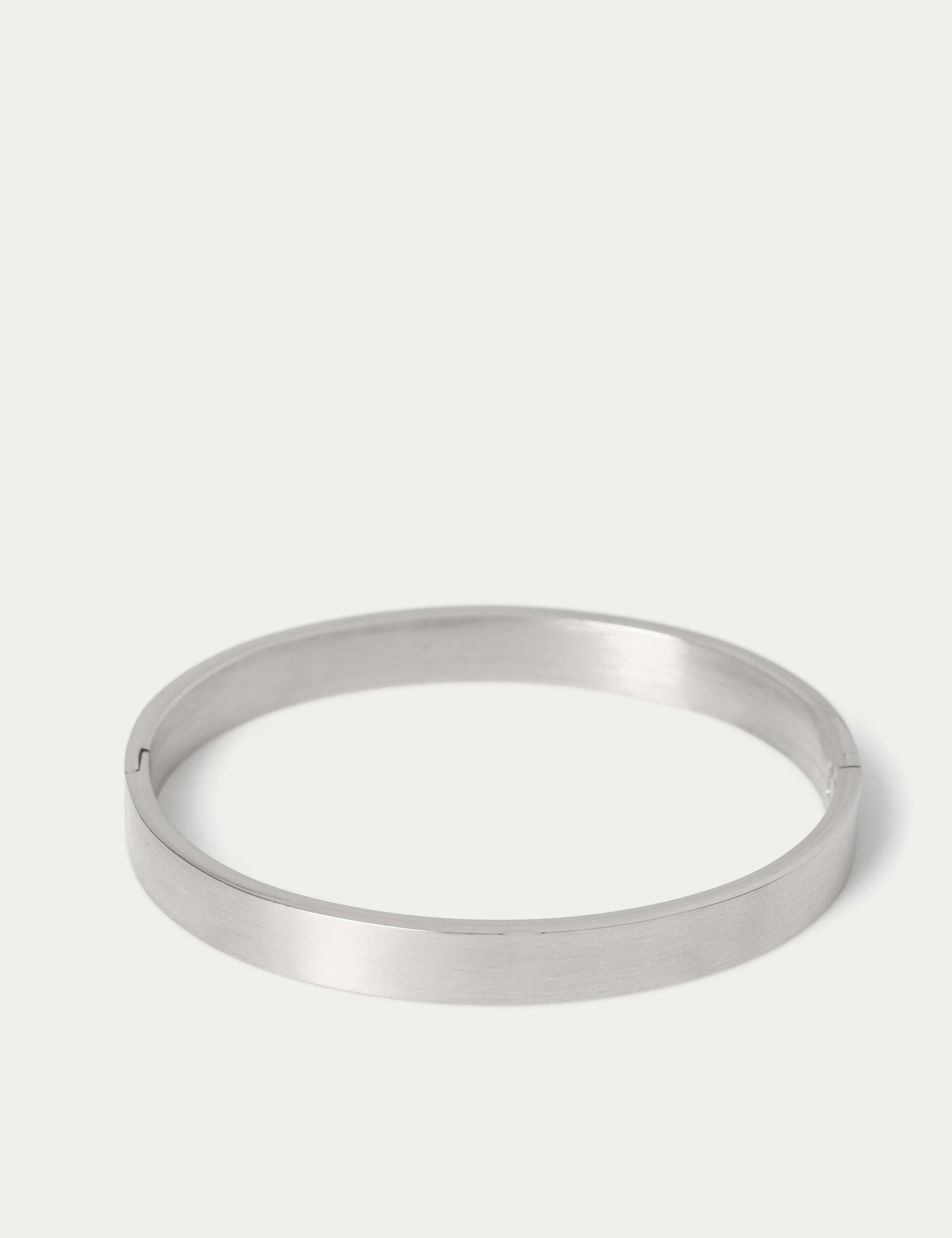 Autograph stainless steel bangle - British product