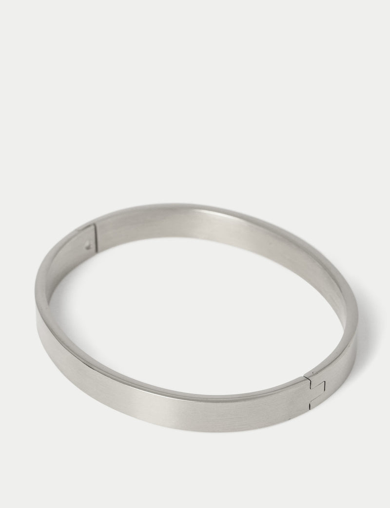 Autograph stainless steel bangle - British product