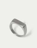 Auto stainless steel brushed squared ring, imported from the UK