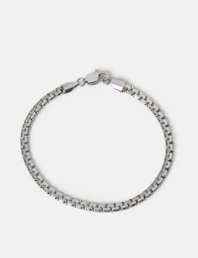 M&S Autograph Stainless Steel Detailed Chain Bracelet- Buy online at McGrocer