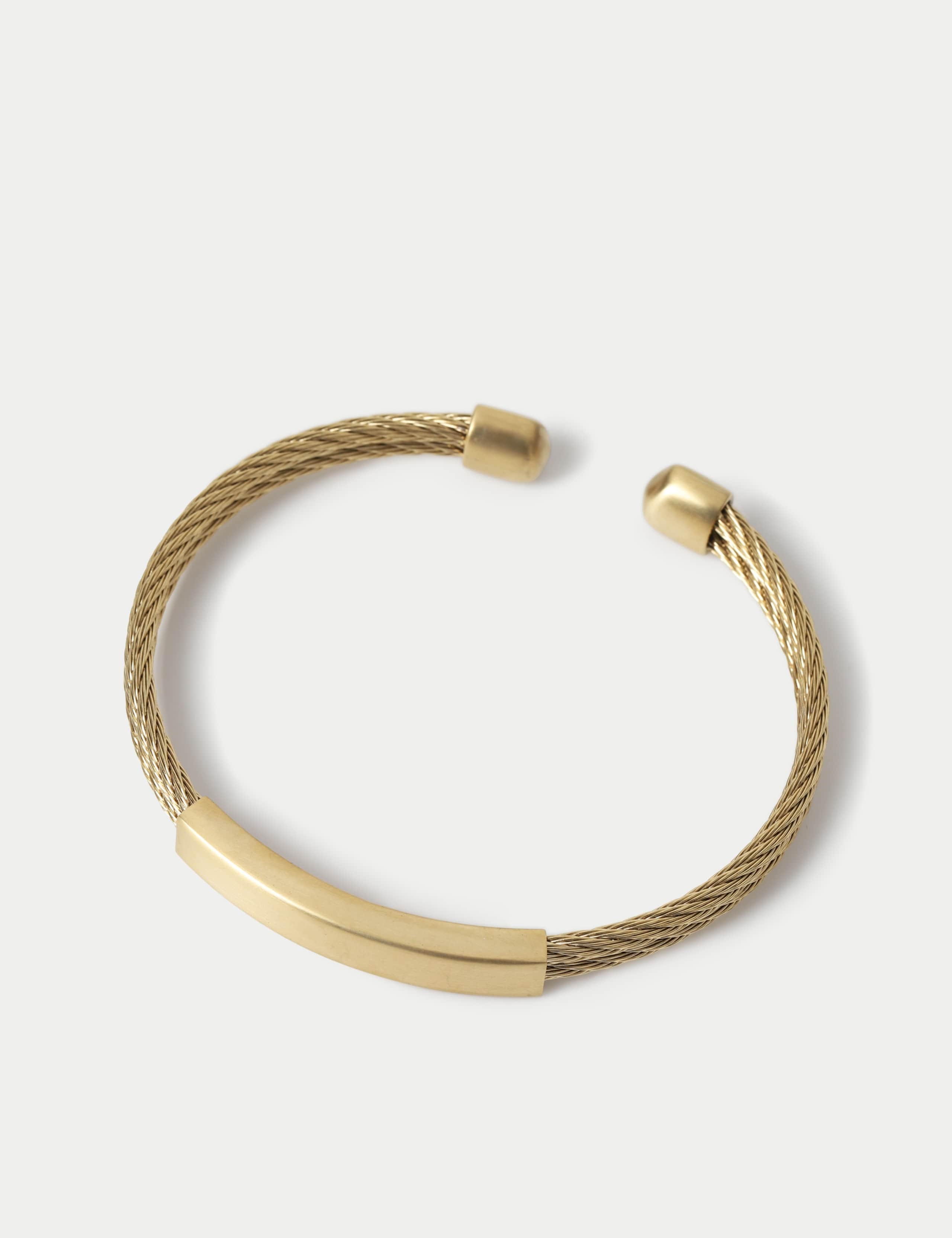 AUTOGRAPH stainless steel mesh cuff bracelet - British product