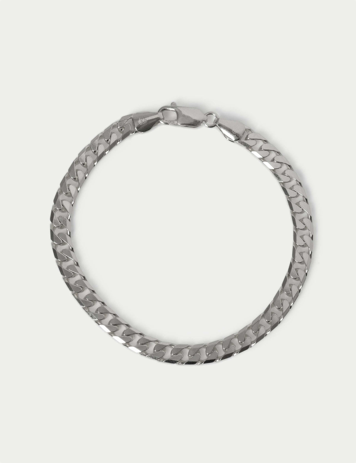 Autograph sterling silver chunky curb chain bracelet - British product