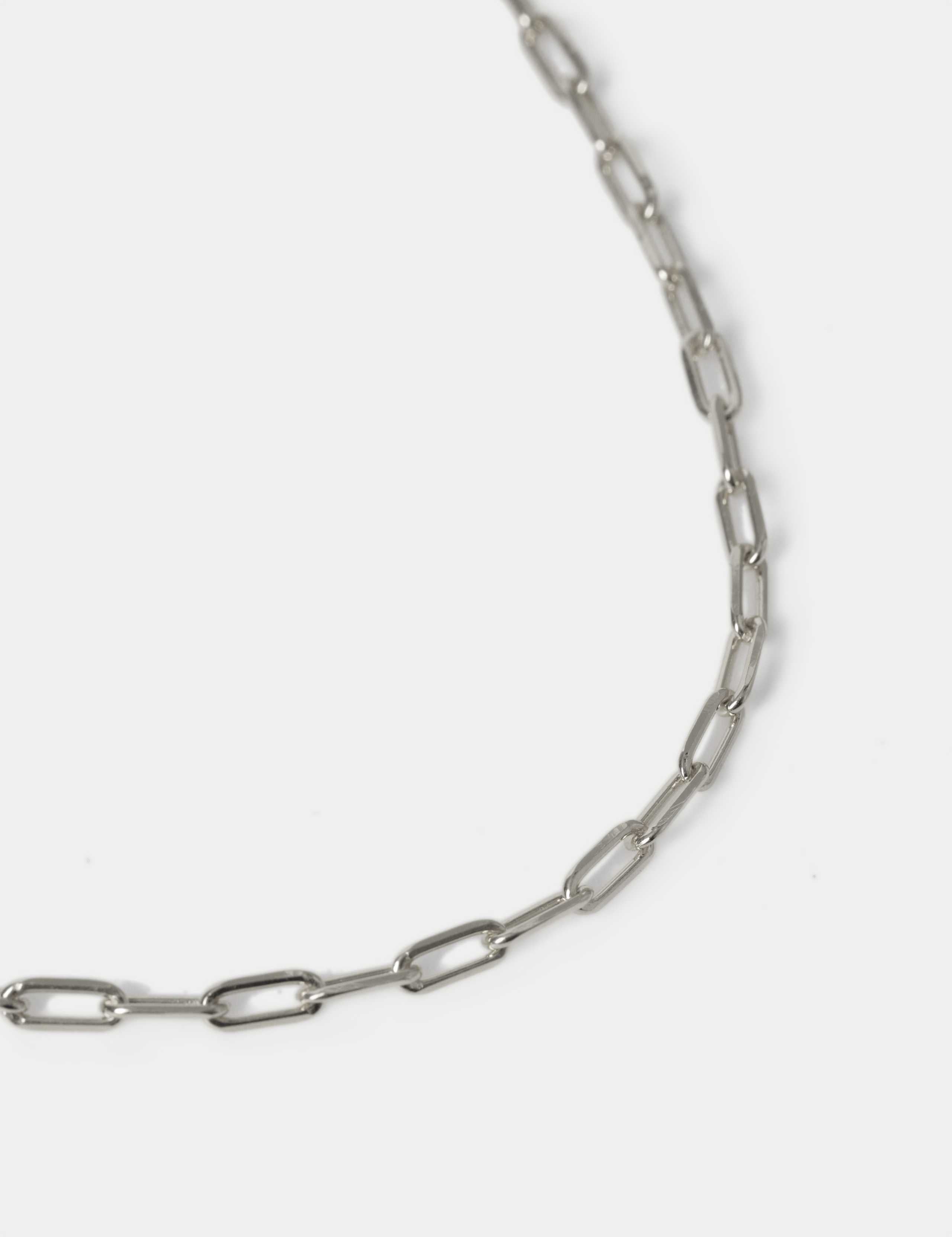 Autograph sterling silver paper chain necklace, UK version