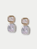 Autograph Mixed Metal Cubic Zirconia Drop Earrings