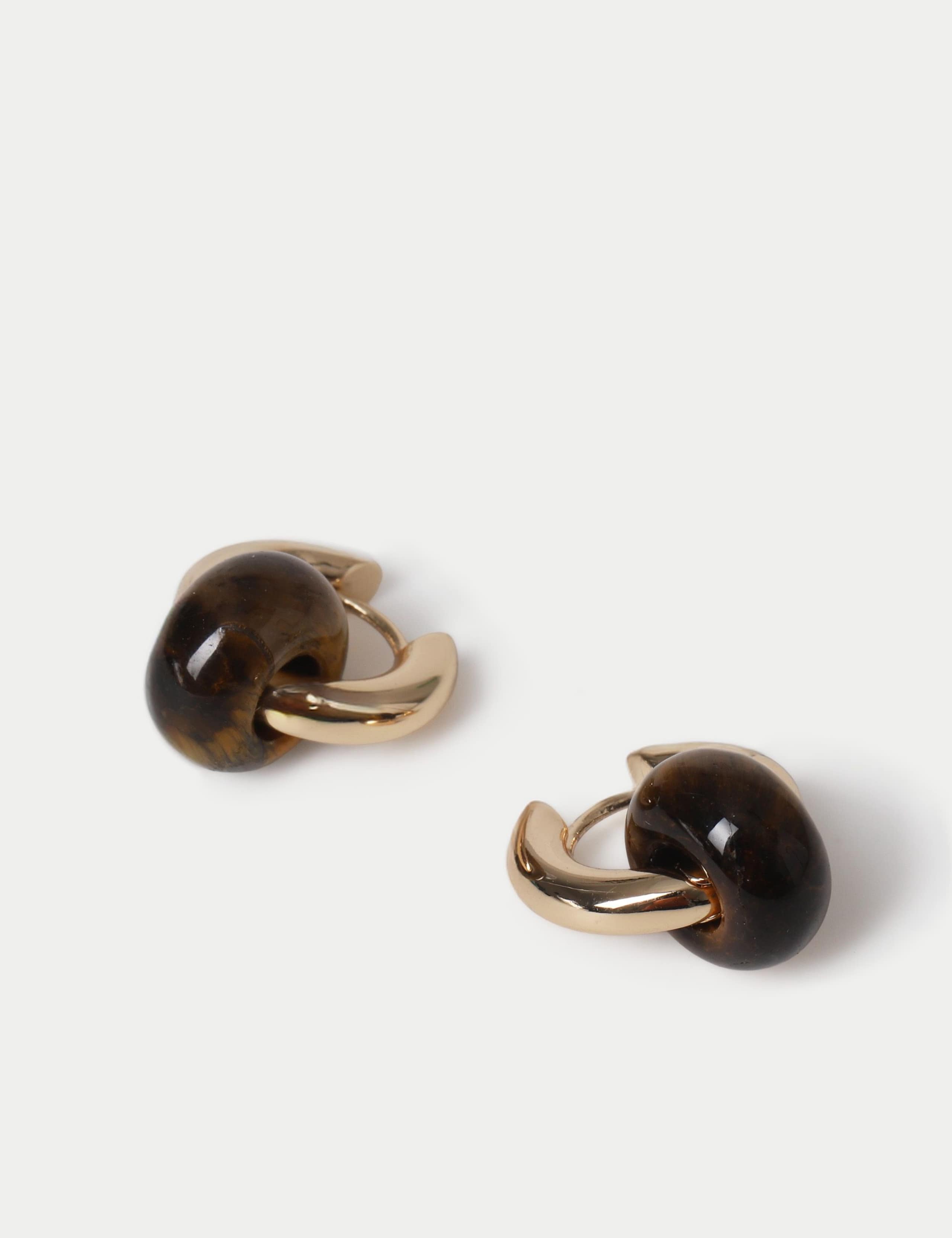 Autograph Natural Stone Drop Earrings (British brand)