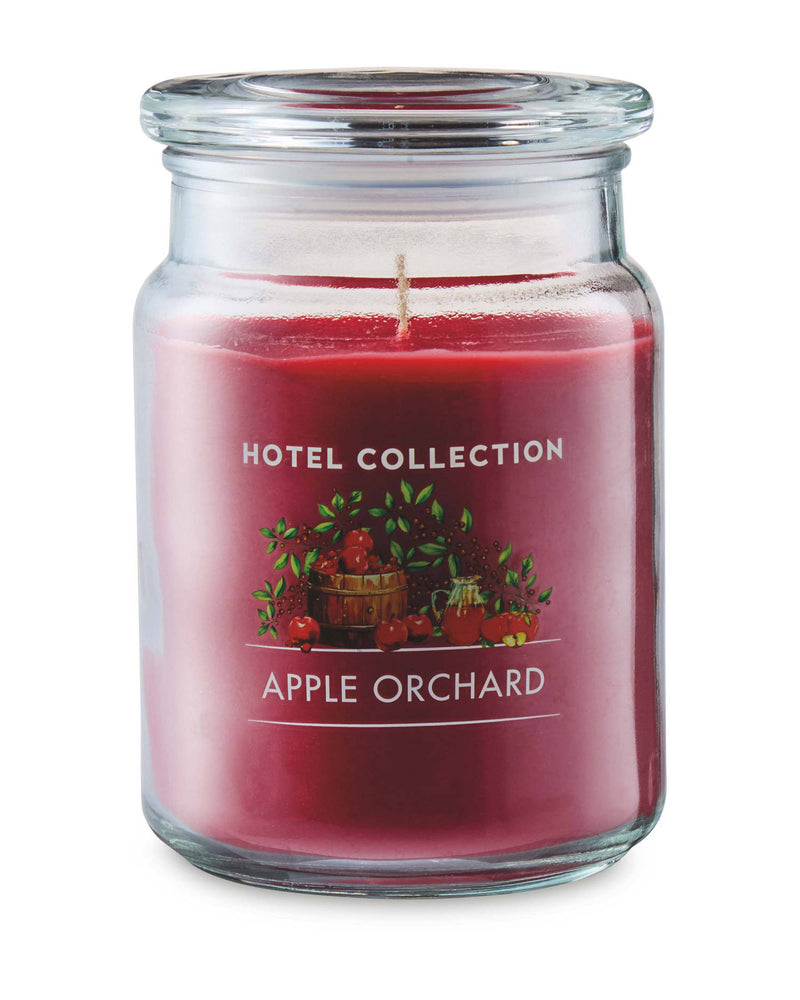 Autumn jar candle with seasonal fragrance options, UK version