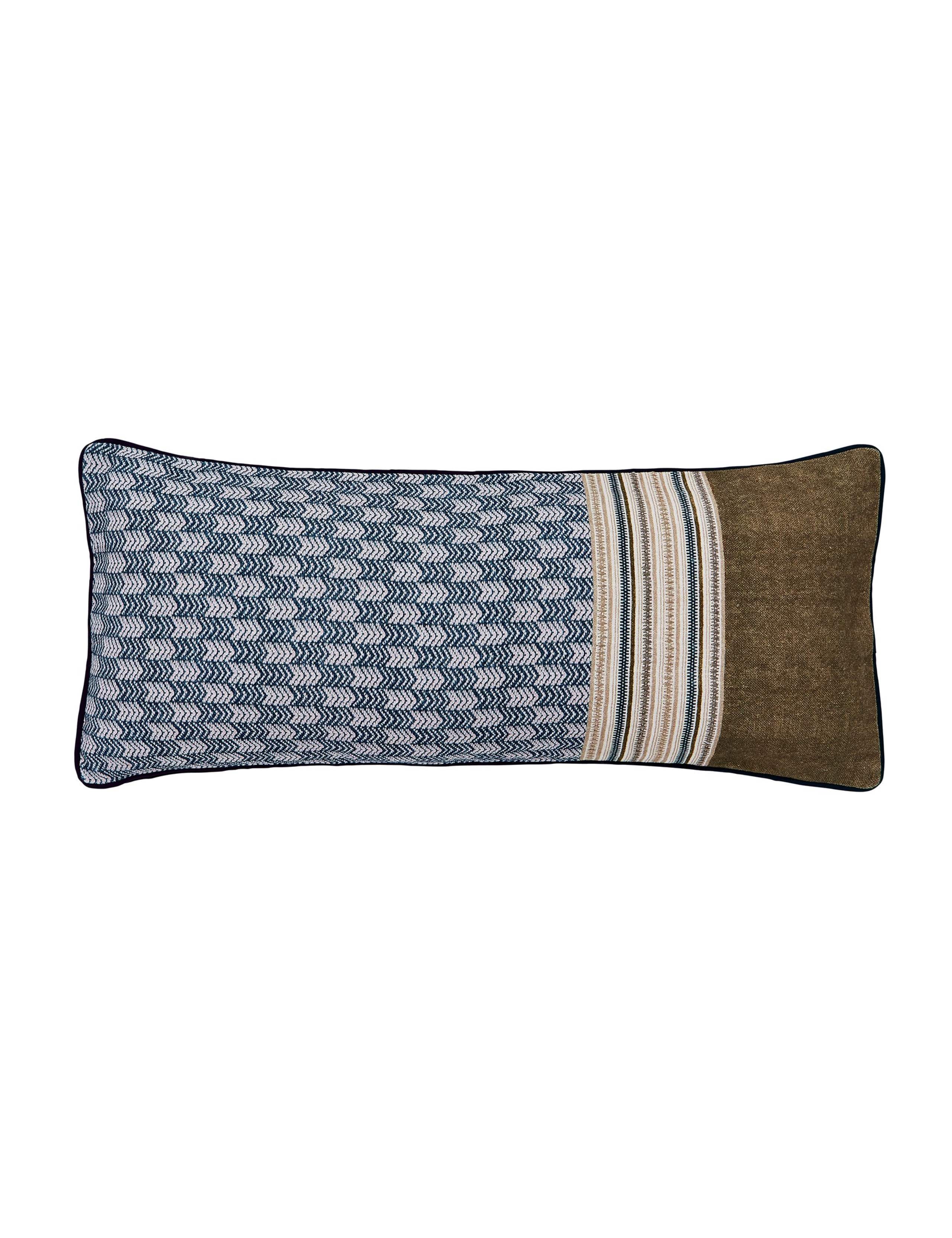 Bedeck Avero tile print rectangular cushion - British product