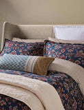 Bedeck Avero tile print rectangular cushion - British product