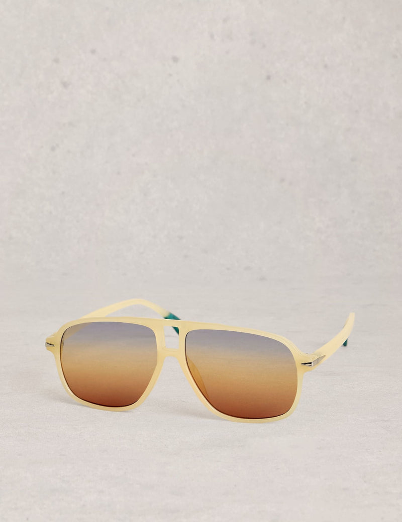 White Stuff aviator sunglasses gradient lenses (British brand)