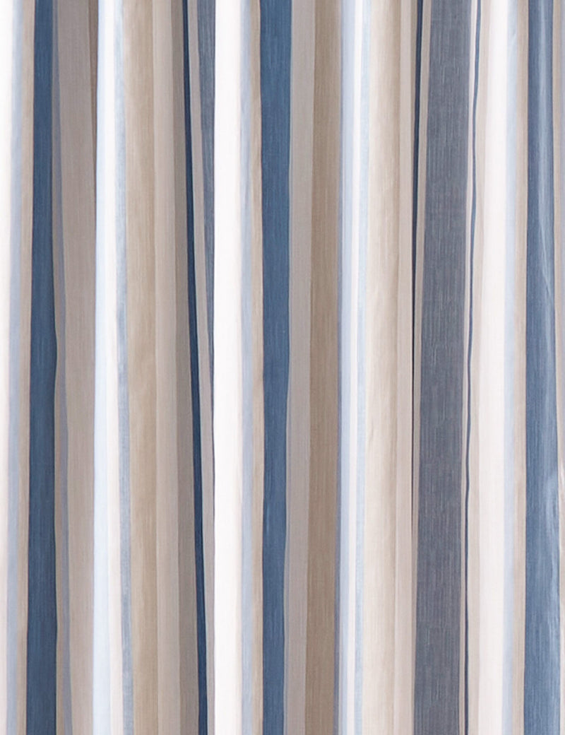 Laura Ashley Awning Stripe eyelet blackout curtains, imported from the UK