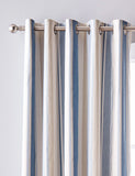 Laura Ashley Awning Stripe eyelet blackout curtains, imported from the UK