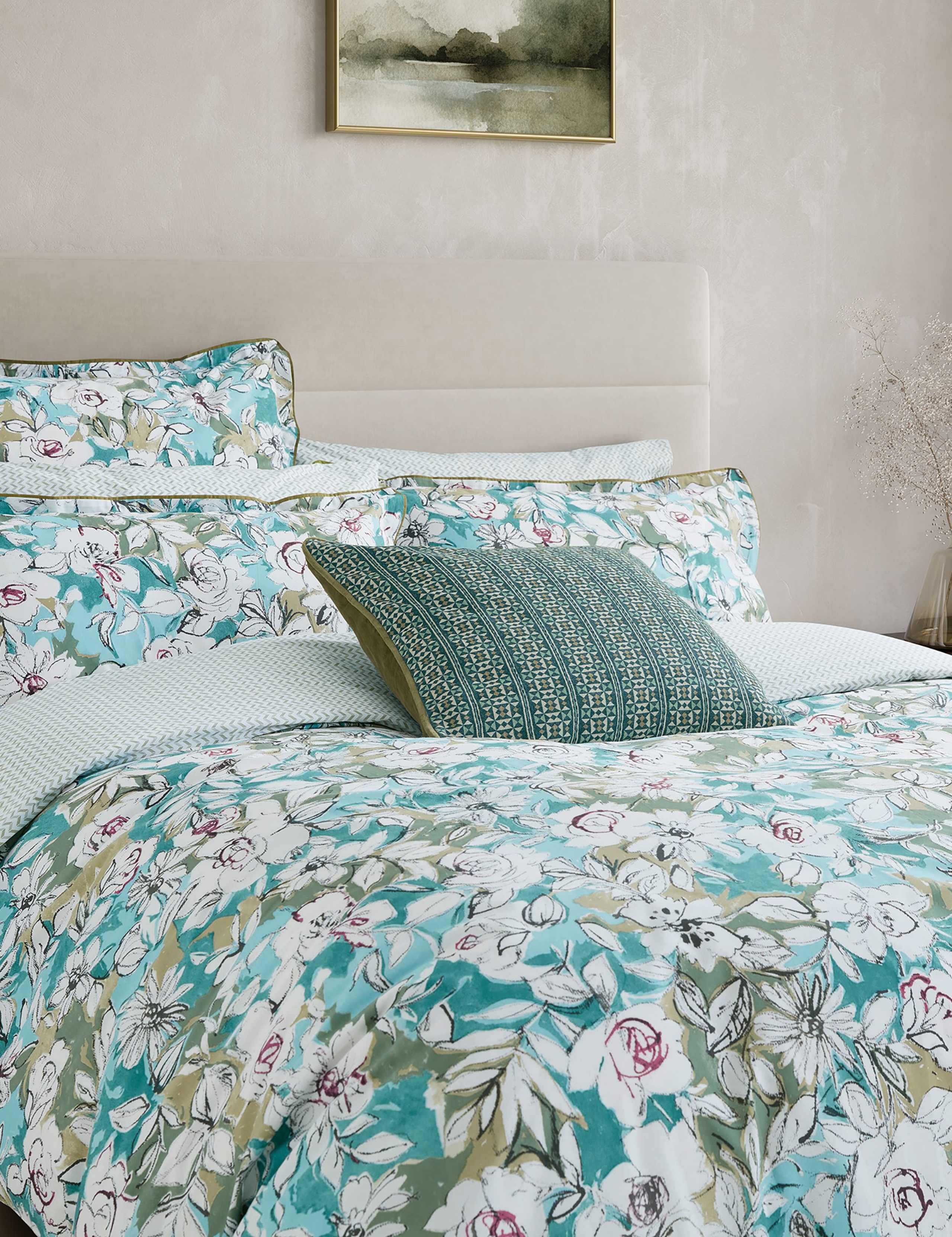 Bedeck of Belfast Azmi geometric cushion 50cm, imported from the UK