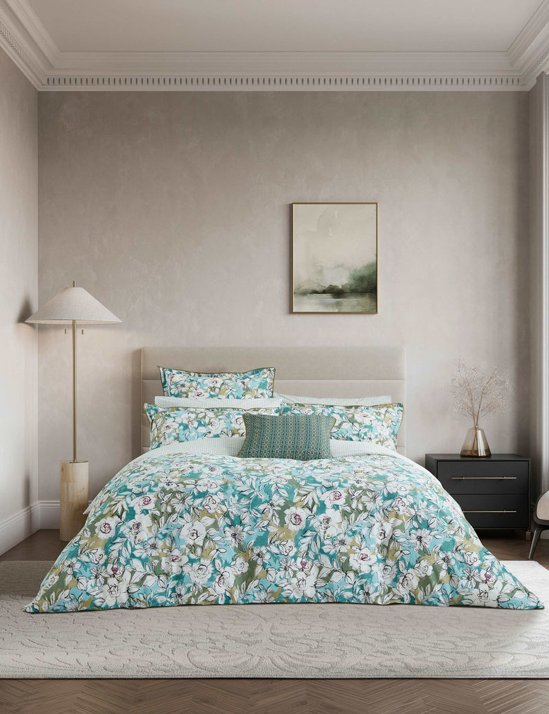 Bedeck of Belfast Azmi geometric cushion 50cm, imported from the UK