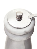 Interiors by Premier white marble salt and pepper set, UK version