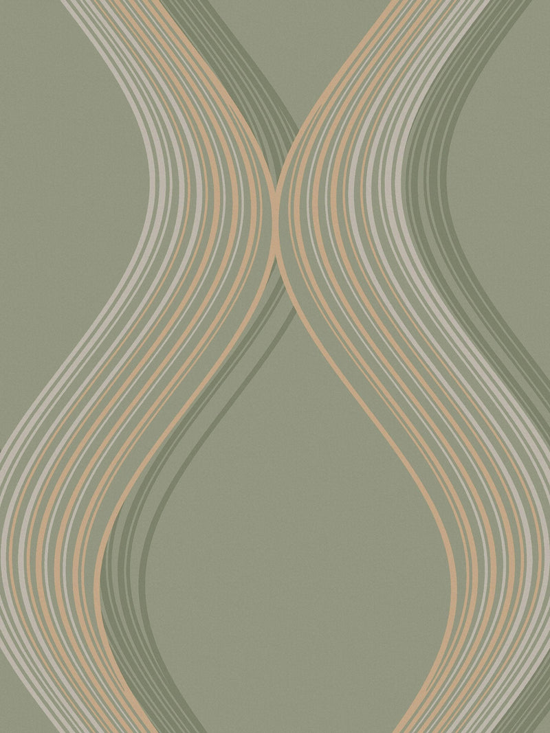 Graham & Brown Green Euphoria wallpaper (British brand)