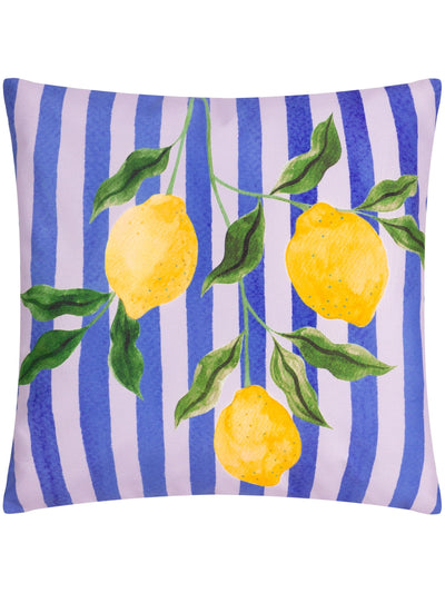Next Furn Blue Lemons Abstract Outdoor Cushion- Buy online at McGrocer