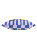 Furn outdoor cushion blue lemons abstract 43cm (British brand)