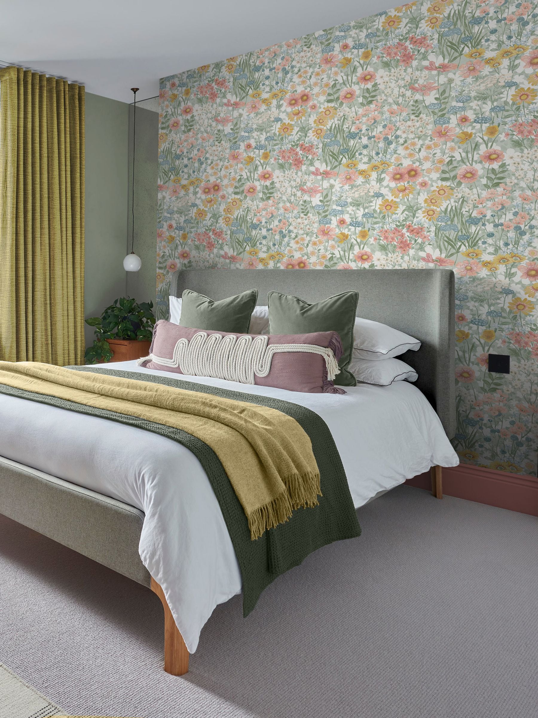 Graham & Brown Wallflower wallpaper, imported from the UK
