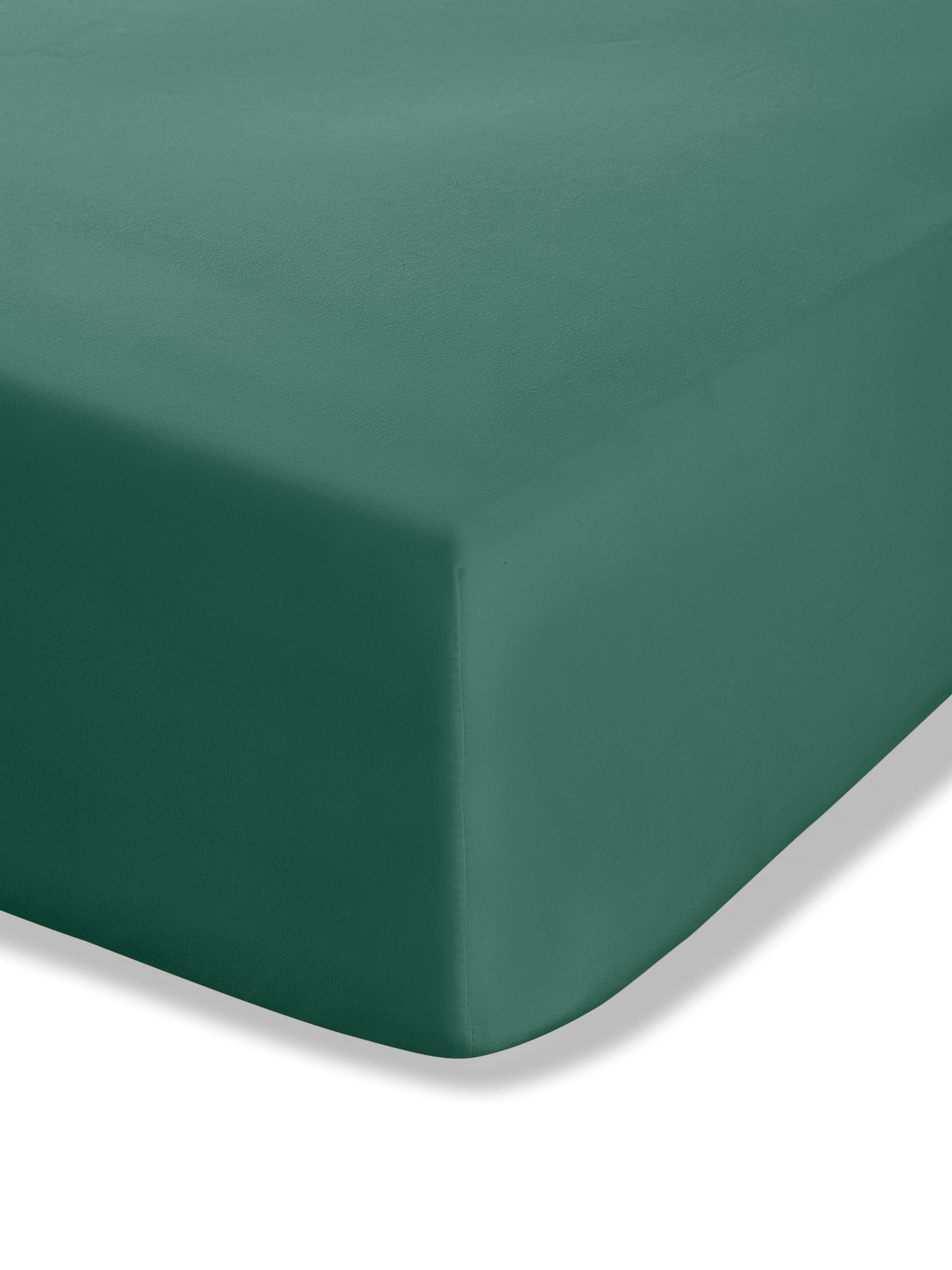Catherine Lansfield dark green easy care percale fitted sheet - British product