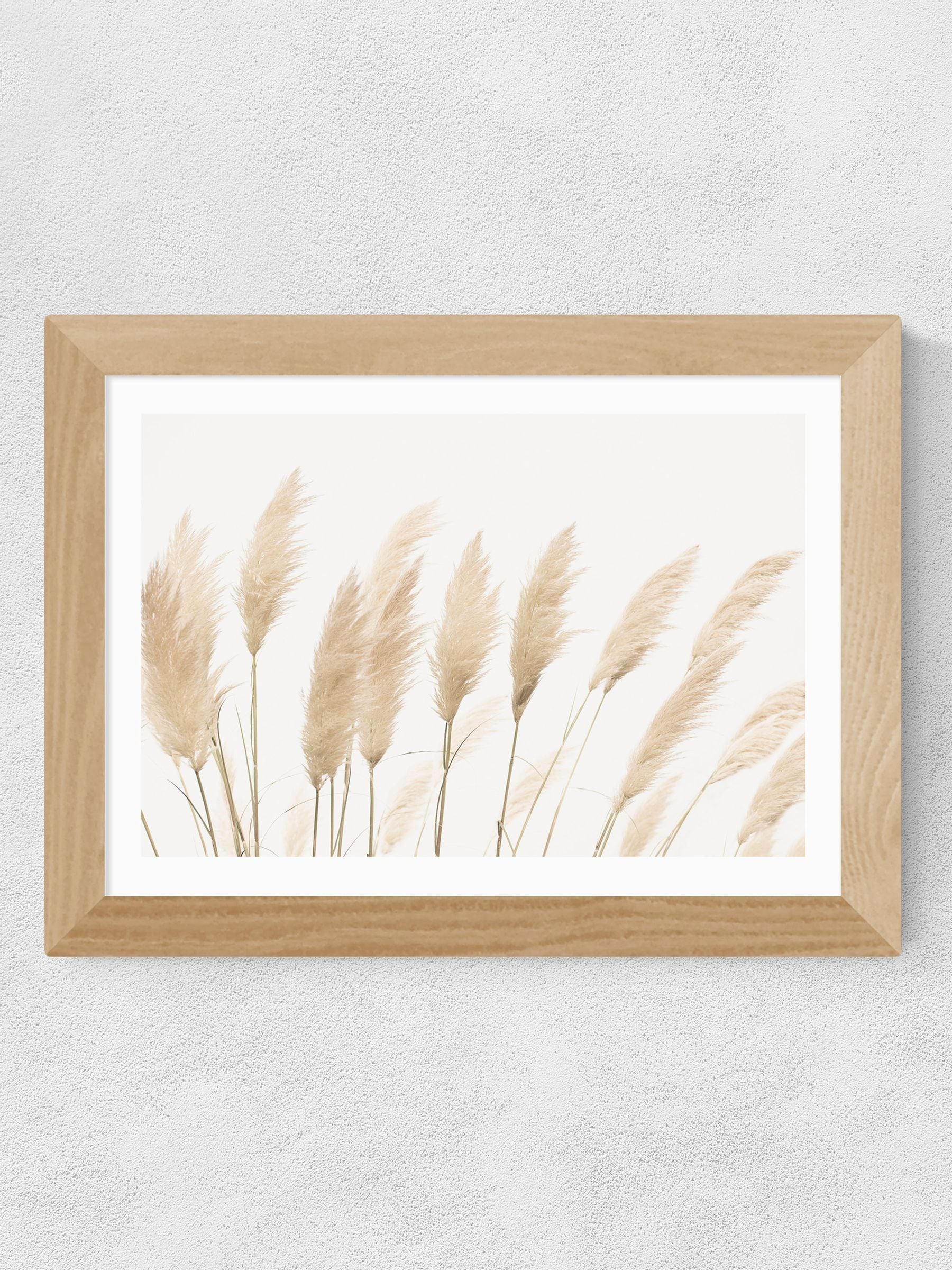 East End Prints Oak Pampas by Sisi and Seb Framed Art Print