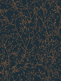 Clarissa Hulse Blue Gypsophila Midnight And Copper paper, UK version