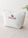 No Ordinary Gift personalised embroidered fruity kids snack pouch 18x19x9 cm, imported from the UK