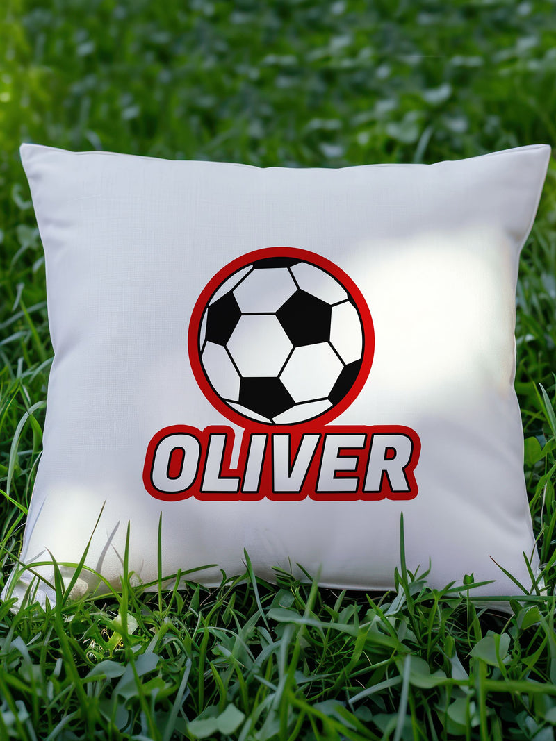 Treat Republic personalisable football cushion cover 45cm, imported from the UK