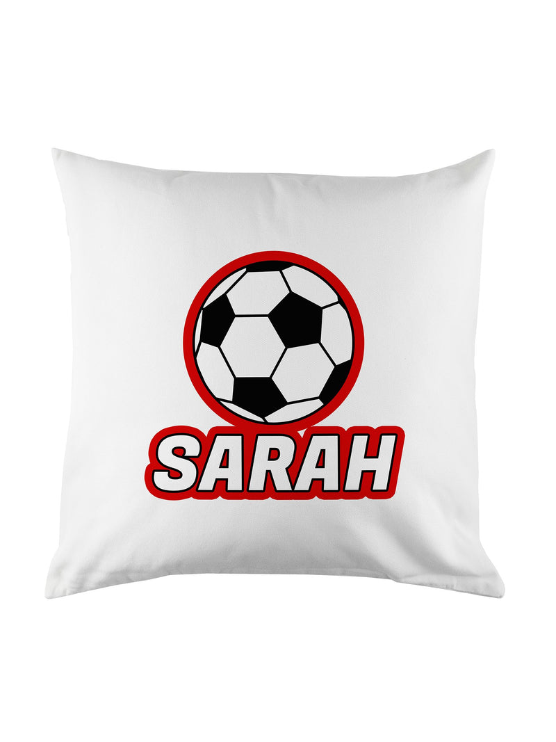 Treat Republic personalisable football cushion cover 45cm, imported from the UK