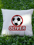 Treat Republic personalisable football cushion cover 45cm, imported from the UK