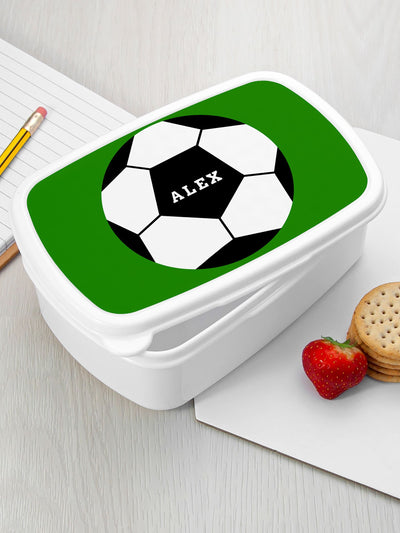 Next Personalised Kids Football Icon Large Lunch Box- Buy online at McGrocer