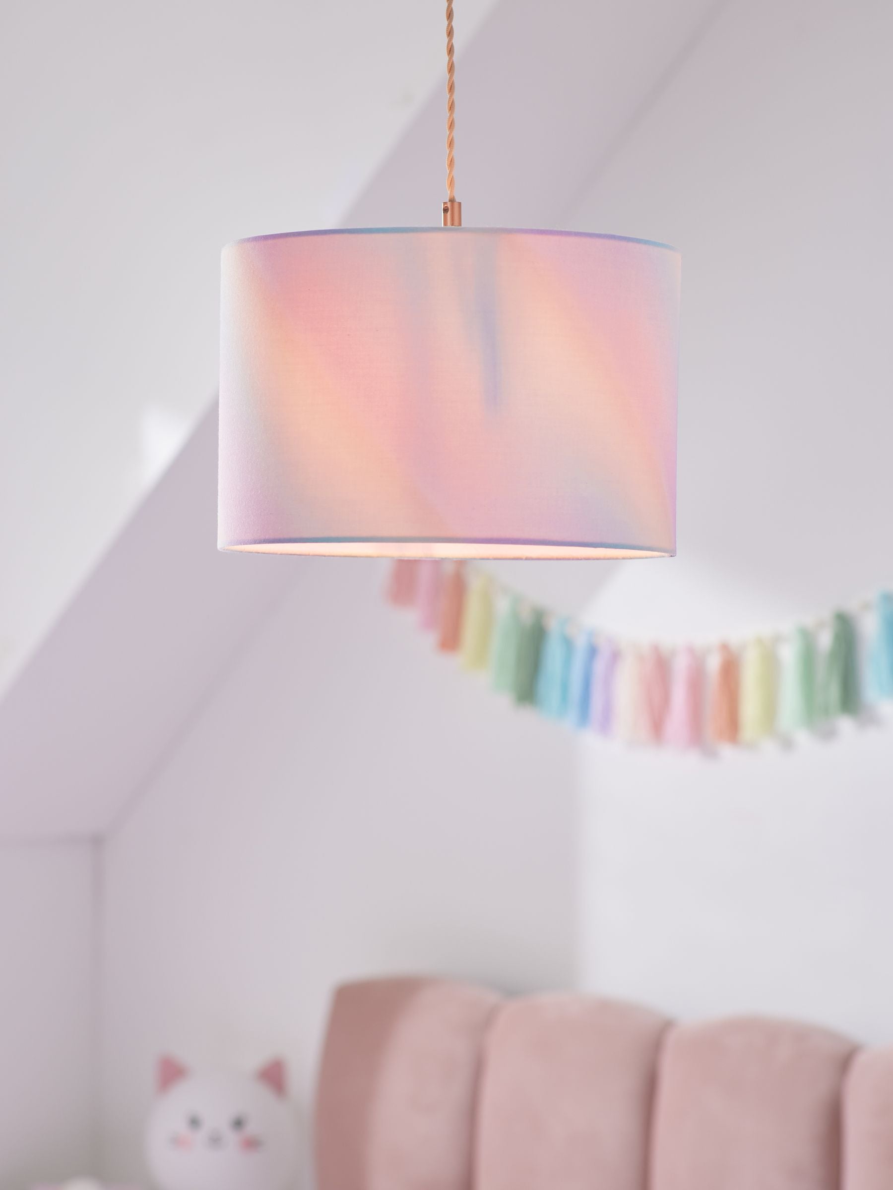 Ombre ceiling lamp shade 20x30cm, imported from the UK