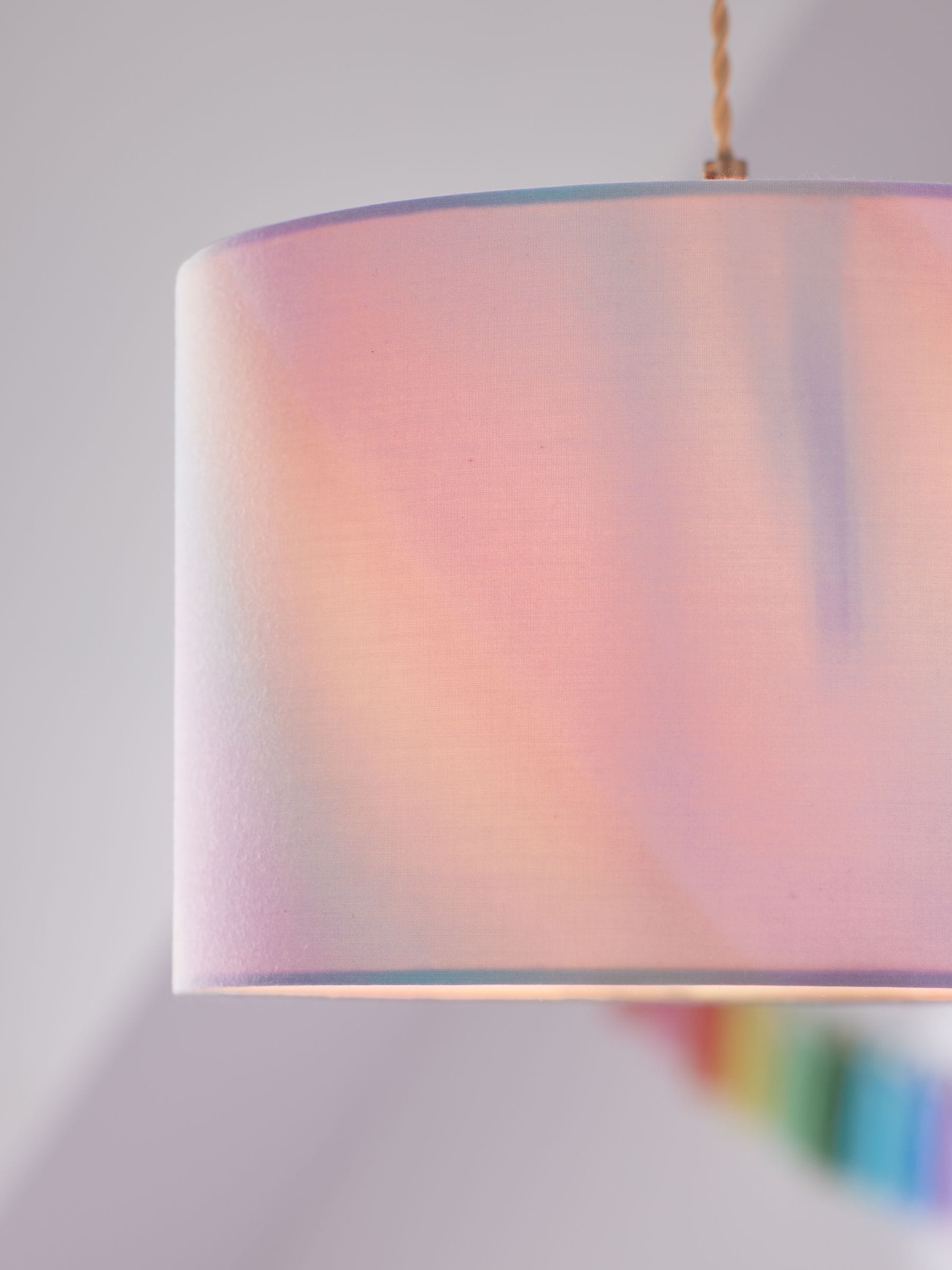 Ombre ceiling lamp shade 20x30cm, imported from the UK