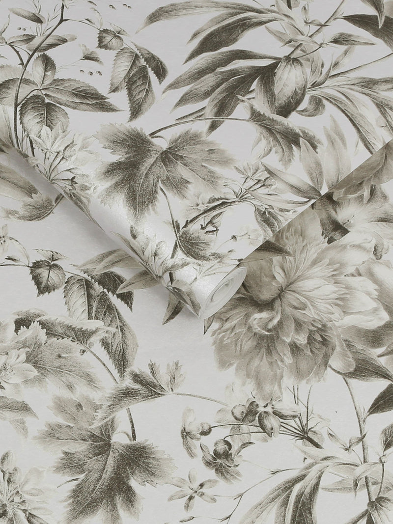 Graham & Brown Arcane Garden grey wallpaper - British product