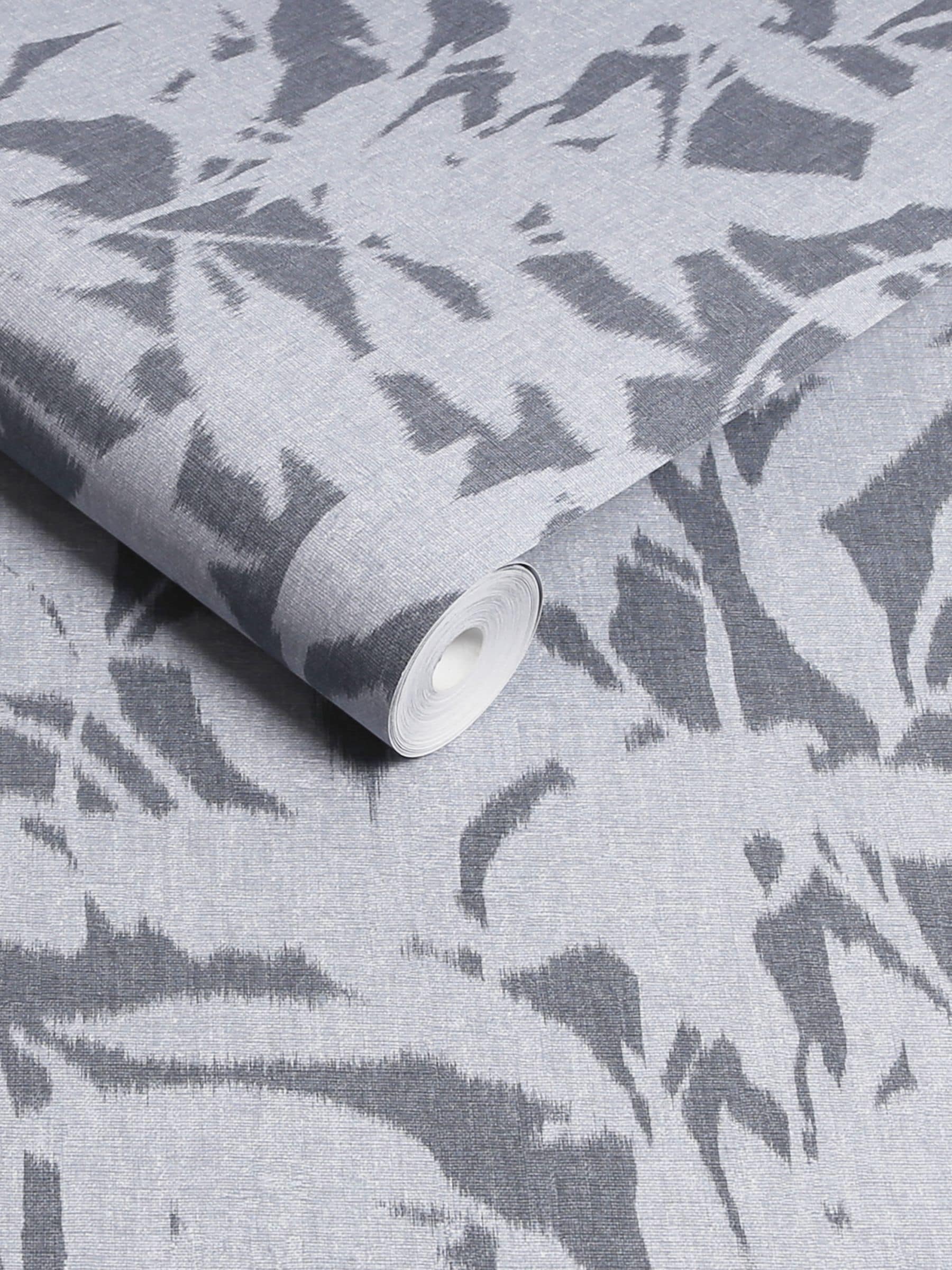Graham & Brown Denim Shadow Play wallpaper sample A4, imported from the UK