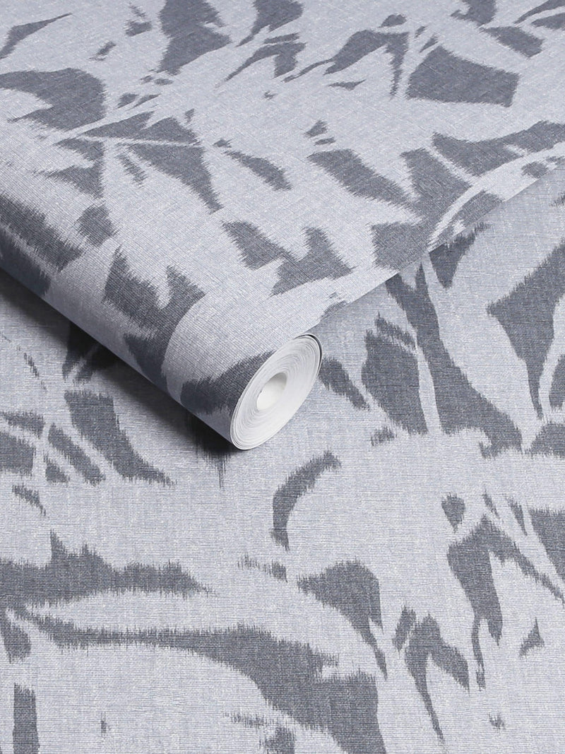 Graham & Brown Denim Shadow Play wallpaper sample A4, imported from the UK