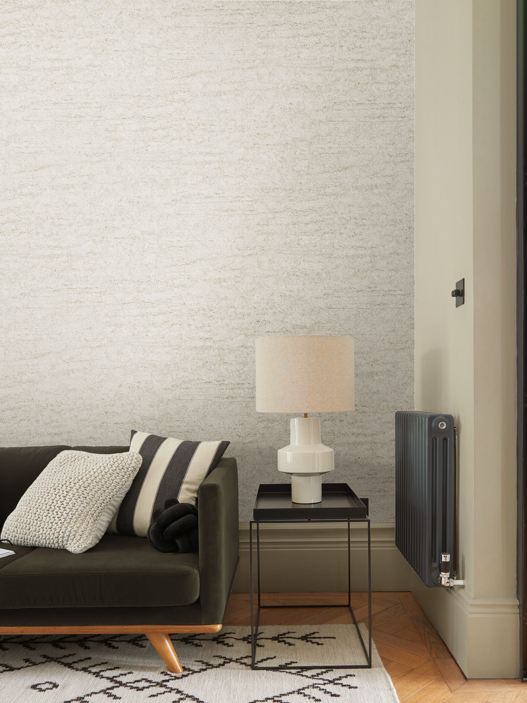 Graham & Brown Stone Vincenzo wallpaper sample A4, imported from the UK