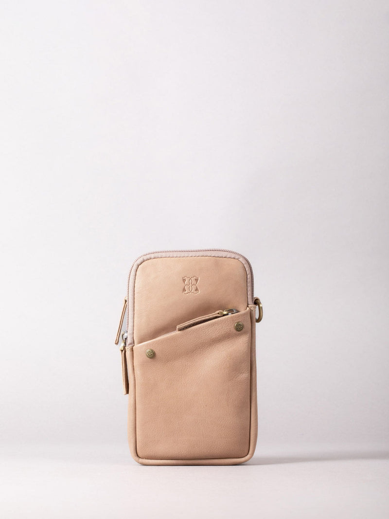 Lakeland Leather Taupe Harstone Travel Bag, imported from the UK