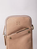 Lakeland Leather Taupe Harstone Travel Bag, imported from the UK