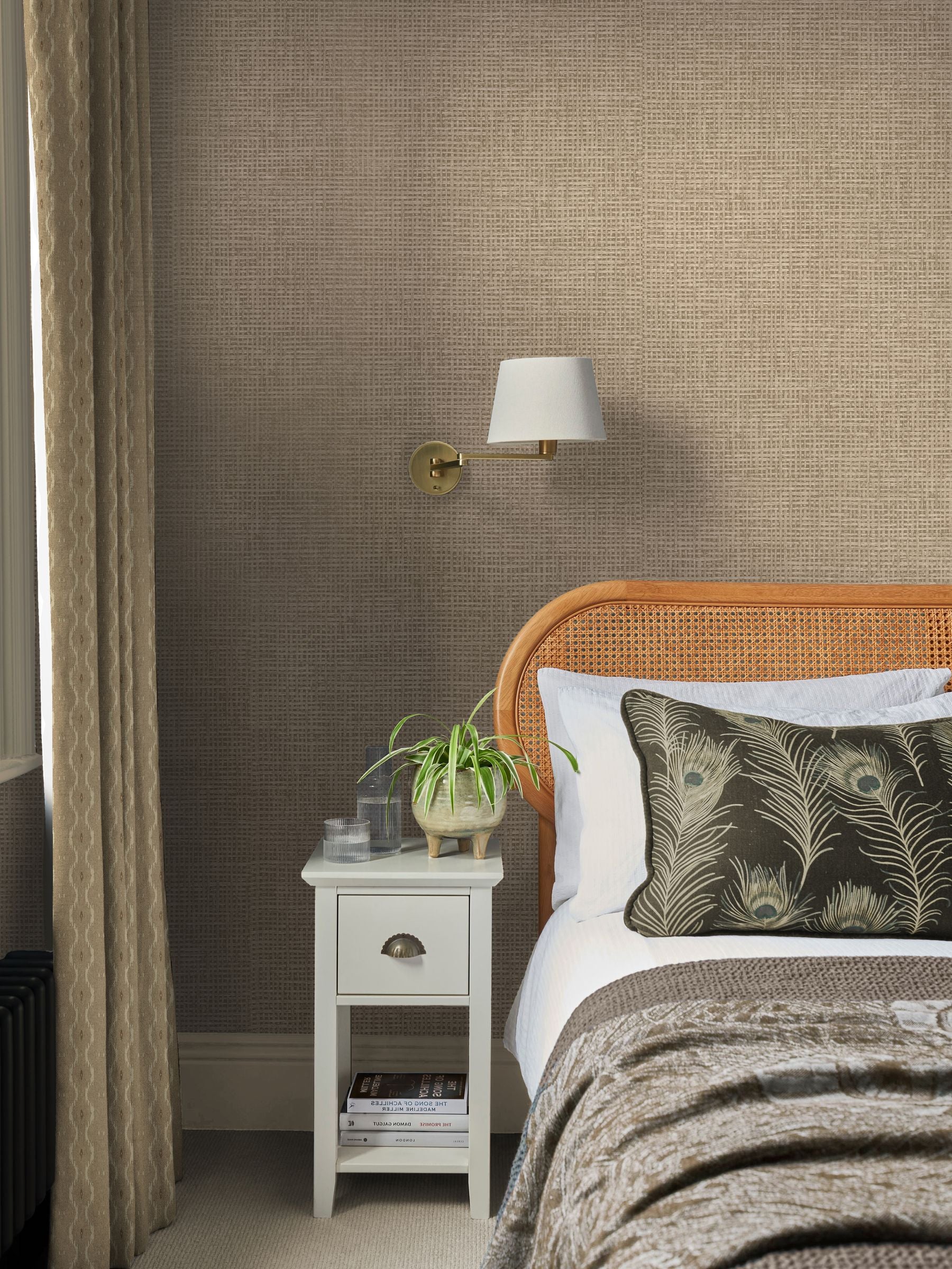 Graham & Brown rustic weft wallpaper sample A4 - British product