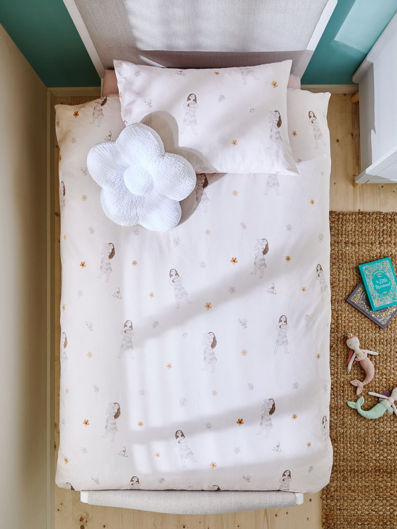 Natural Disney Moana 100% Cotton Duvet Cover and Pillowcase Set