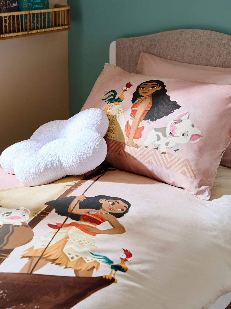 Disney Moana duvet cover and pillowcase set, imported from the UK