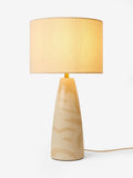 MADE.COM cream ceramic table lamp 52.5cm (British brand)