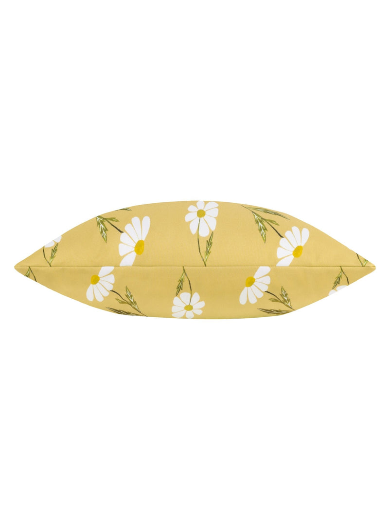 Wylder yellow daisies floral outdoor cushion 30x50cm - British product