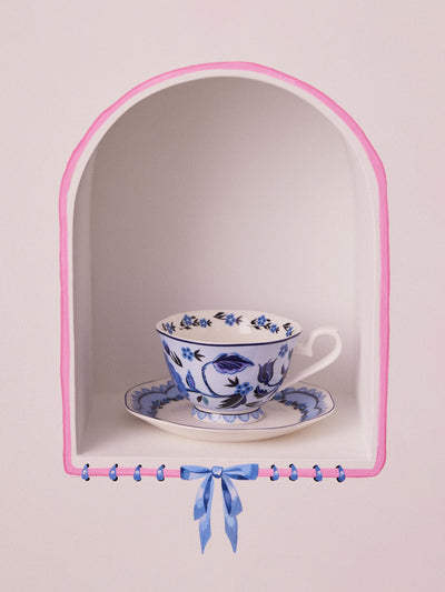 Next Cath Kidston Strawberry Garden Teacup And Saucer Set Of 2- Buy online at McGrocer