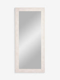 White stone effect full length mirror, UK version