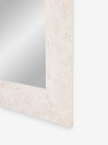 White stone effect full length mirror, UK version