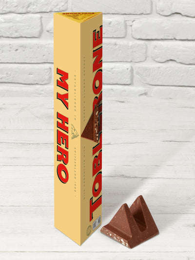 Next Toblerone Chocolate 360G My Hero Bar - اشترِ عبر الإنترنت من McGrocer