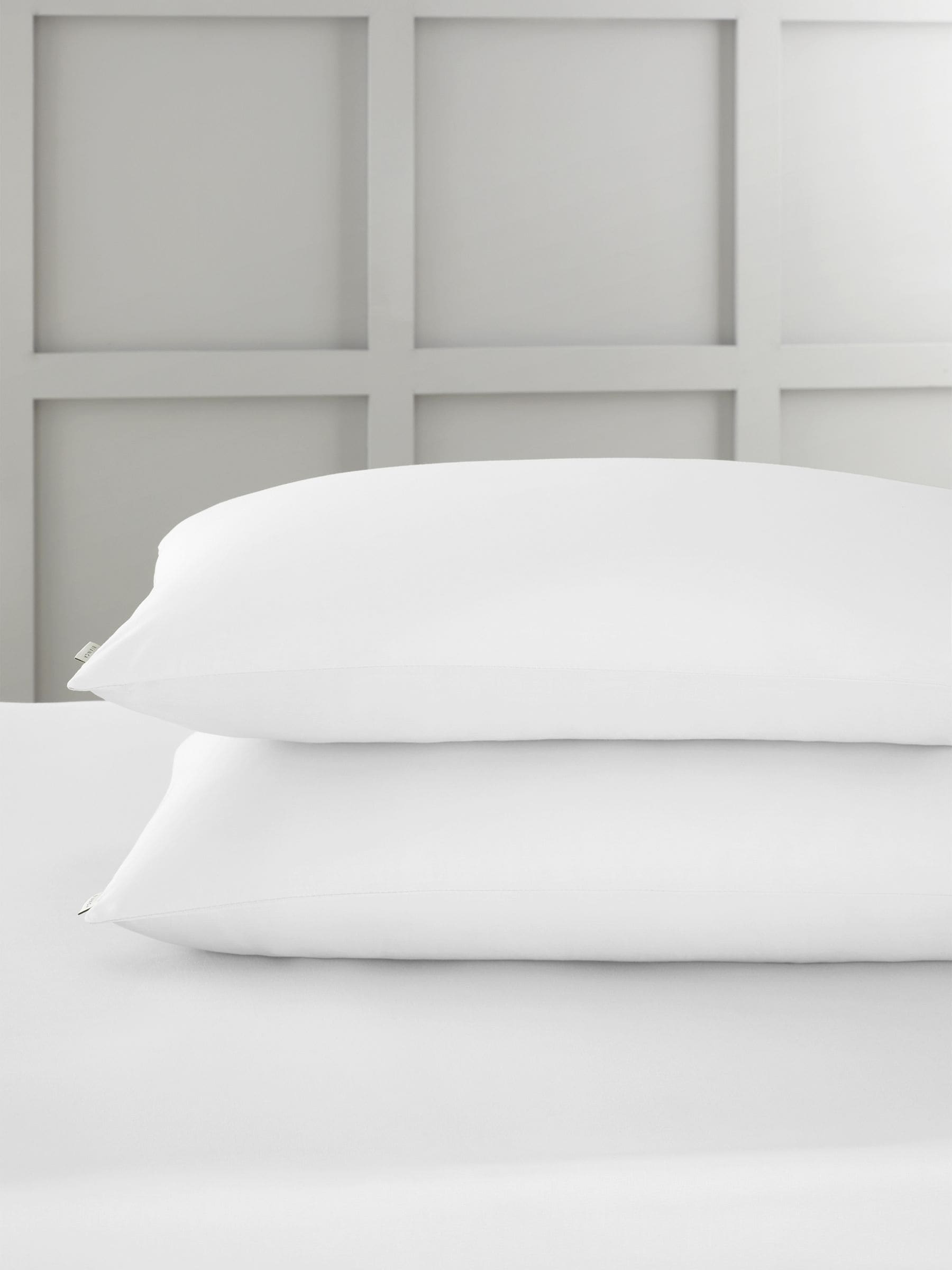 Bianca Set of 2 Blue 400 Thread Count Cotton Sateen Pillowcases