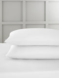 Bianca Set of 2 Blue 400 Thread Count Cotton Sateen Pillowcases